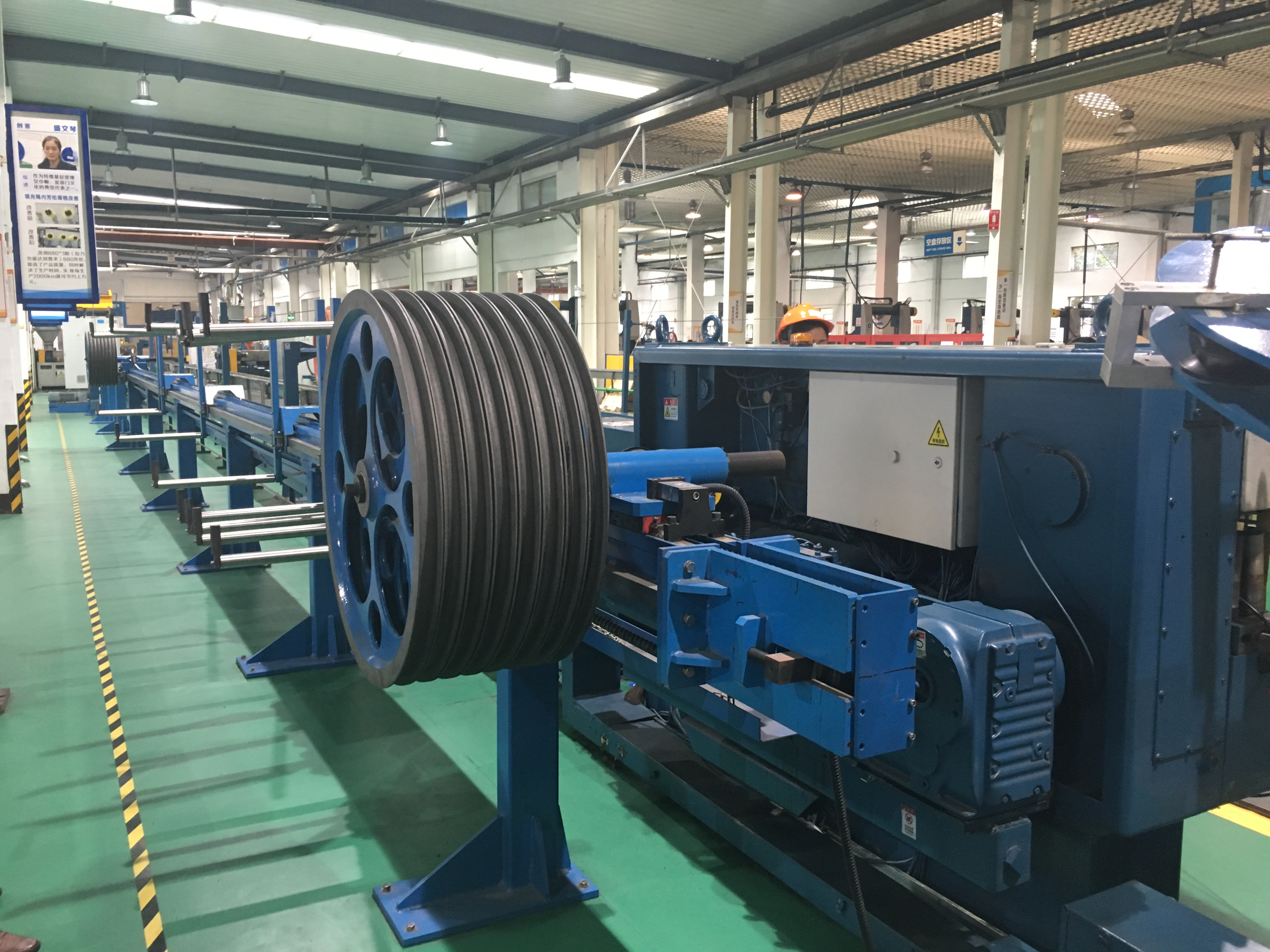 电缆光纤行业流水线及控制系统